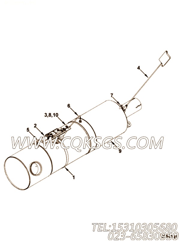 【后处理设备】康明斯CUMMINS柴油机的2880576 后处理设备