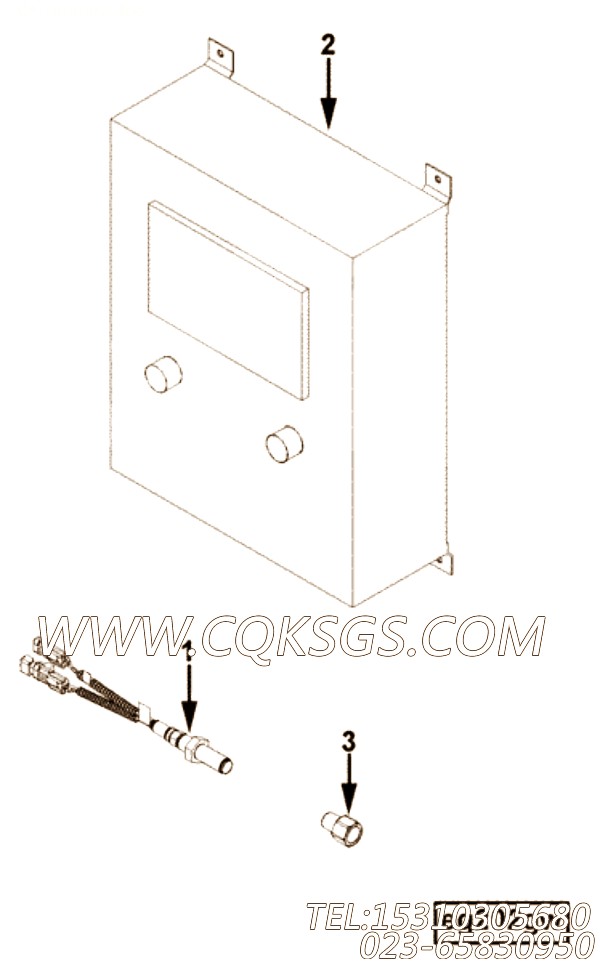 【控制面板】康明斯CUMMINS柴油机的5263279 控制面板