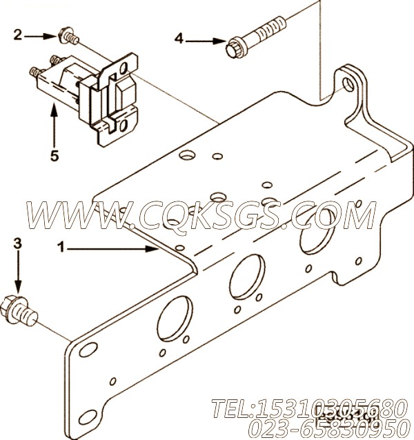 【磁性开关支架】康明斯CUMMINS柴油机的3393520 磁性开关支架
