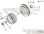 【附件传动皮带轮】康明斯CUMMINS柴油机的3041592 附件传动皮带轮