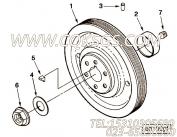 【附件传动皮带轮】康明斯CUMMINS柴油机的3250597 附件传动皮带轮