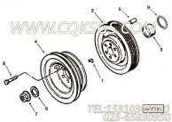 【附件传动皮带轮】康明斯CUMMINS柴油机的3076494 附件传动皮带轮