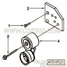 【皮带张紧轮支架】康明斯CUMMINS柴油机的3914086 皮带张紧轮支架