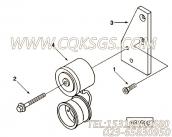 【皮带张紧轮支架】康明斯CUMMINS柴油机的3911501 皮带张紧轮支架