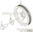 【附件传动皮带轮】康明斯CUMMINS柴油机的3161564 附件传动皮带轮