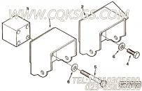 【发动机山间隔】康明斯CUMMINS柴油机的C0403273400 发动机山间隔