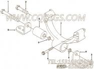 【前置引擎支持】康明斯CUMMINS柴油机的3925849 前置引擎支持