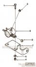 【磁性开关支架】康明斯CUMMINS柴油机的3062484 磁性开关支架