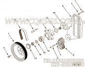 【风扇皮带轮】康明斯CUMMINS柴油机的3095219 风扇皮带轮
