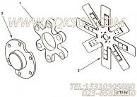 【发动机风扇】康明斯CUMMINS柴油机的157333 发动机风扇