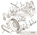 【V型棱皮带】康明斯CUMMINS柴油机的3417697 V型棱皮带
