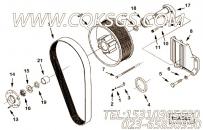 【V型棱皮带】康明斯CUMMINS柴油机的3179669 V型棱皮带