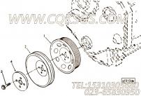 【柴油机4BTAA3.9-C130的驱动接头组】 康明斯减振器固定螺栓报价,参数及图片