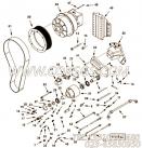 【柔性软管】康明斯CUMMINS柴油机的4100961 柔性软管