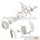 【皮带张紧轮支架】康明斯CUMMINS柴油机的3930341 皮带张紧轮支架