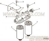 【过滤器支架】康明斯CUMMINS柴油机的3255888 过滤器支架