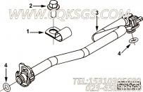 【燃油供应管】康明斯CUMMINS柴油机的3954798 燃油供应管