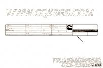 【铭牌】康明斯CUMMINS柴油机的2888700 铭牌