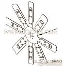 【发动机风扇】康明斯CUMMINS柴油机的3811954 发动机风扇