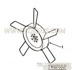 【发动机风扇】康明斯CUMMINS柴油机的3908078 发动机风扇