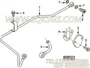 【燃油供应管】康明斯CUMMINS柴油机的3863427 燃油供应管