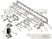 【进气口连接】康明斯CUMMINS柴油机的3821645 进气口连接