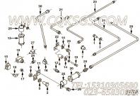 【燃油引流管】康明斯CUMMINS柴油机的4913300 燃油引流管