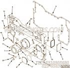 【齿轮罩】康明斯CUMMINS柴油机的3094887 齿轮罩