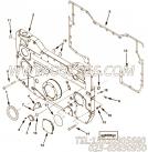 【齿轮罩】康明斯CUMMINS柴油机的4068687 齿轮罩