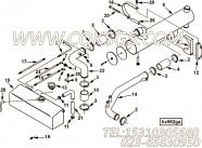 【Tube, Water Transfer】康明斯CUMMINS柴油机的3913753 Tube, Water Transfer
