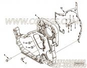 【柴油机6CTA8.3-C215的齿轮室组】 康明斯矩形密封圈报价,参数及图片