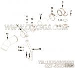 【气管支架】康明斯CUMMINS柴油机的4974404 气管支架