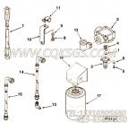 【机油滤头】康明斯CUMMINS柴油机的3836091 机油滤头