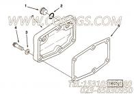 【封面板垫片】康明斯CUMMINS柴油机的3642343 封面板垫片