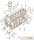 【引擎ISC8.3-230E40A的缸体组】 康明斯六角头螺栓报价,参数及图片