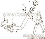 【管支撑】康明斯CUMMINS柴油机的3104155 管支撑