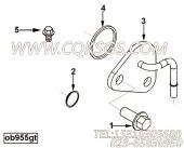 【六角法兰螺丝】康明斯CUMMINS柴油机的3972984 六角法兰螺丝