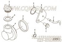 【机油加注口连接】康明斯CUMMINS柴油机的4931451 机油加注口连接
