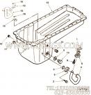 【机油吸油管】康明斯CUMMINS柴油机的3049648 机油吸油管