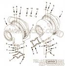【涡轮增压器组件】康明斯CUMMINS柴油机的2881768 涡轮增压器组件