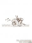 【涡轮增压器】康明斯CUMMINS柴油机的4042047 涡轮增压器