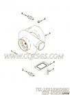 【涡轮增压器组件】康明斯CUMMINS柴油机的3806295 涡轮增压器组件