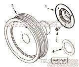 【附件传动皮带轮】康明斯CUMMINS柴油机的4080398 附件传动皮带轮