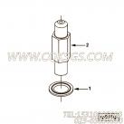 【外螺纹接头】康明斯CUMMINS柴油机的4938641 外螺纹接头