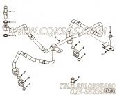 【外螺纹接头】康明斯CUMMINS柴油机的5260833 外螺纹接头