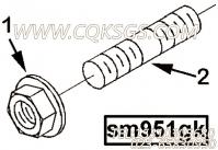 【起动电机安装】康明斯CUMMINS柴油机的4893831 起动电机安装