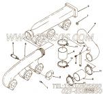 【排气歧管】康明斯CUMMINS柴油机的3254843 排气歧管