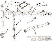【TUR油漏管】康明斯CUMMINS柴油机的3028613 TUR油漏管