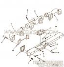 【排气歧管】康明斯CUMMINS柴油机的3865169 排气歧管