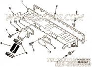 【进气口连接】康明斯CUMMINS柴油机的3818913 进气口连接